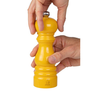Peugeot: Parisrama U'select New Zirlion moulin à sel manuel laqué jaune safran 18 cm