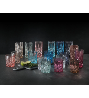 Nachtmann: Set de 4 Verres/Tumblers à Whisky Noblesse 40 cl en cristallin transparent