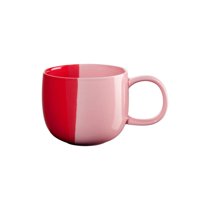 Asa Selection: JOY Mug porcelaine rouge/rose 40 cl
