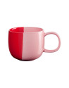 Asa Selection: JOY Mug porcelaine rouge/rose 40 cl