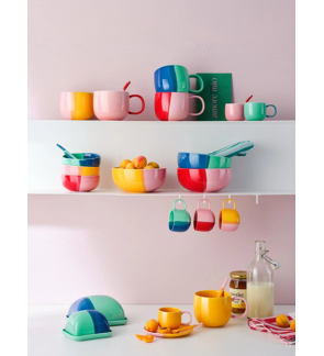 Asa Selection: JOY Tasse expresso porcelaine vert/bleu 9 cl