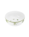 La Porcellana Bianca: porseleinen slakom met kruidendecor 23 cm