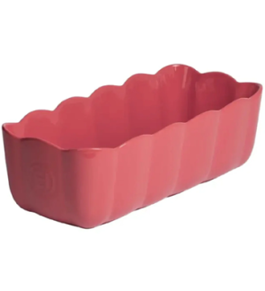 Emile Henry: Roze madeleine vorm 28,5 x 13 cm