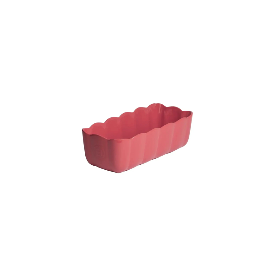 Emile Henry: Moule à cake madeleine Rose Candy 28,5 x 13 cm
