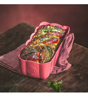 Emile Henry: Moule à madeleine Rose Candy 28,5 x 13 cm