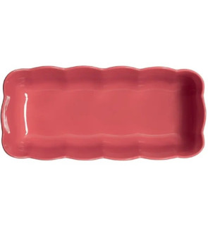 Emile Henry: Roze madeleine vorm 28,5 x 13 cm
