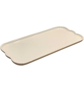 Emile Henry: Plat de service madeleine argile 31,5 x 15 cm