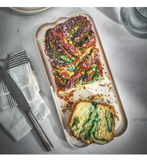 Emile Henry: Plat de service madeleine argile 31,5 x 15 cm