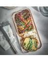 Emile Henry: Plat de service madeleine argile 31,5 x 15 cm