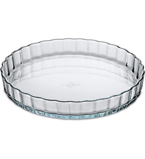 Küchenprofi: Moule à tarte en verre borosilicate 28 cm