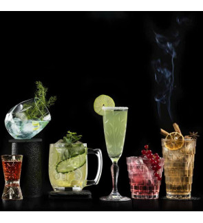 RCR: Stack lot de 6 verres 40 cl en cristal