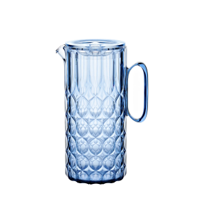 Guzzini: Vanity blauwe denim waterkan 1,75L