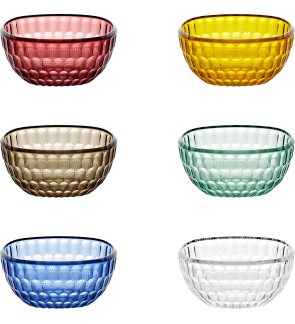 Guzzini: Set van 6 kleurrijke kaptafeltjes Vanity