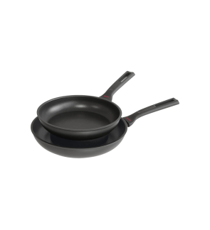 Guzzini:  Set van 2 antiaanbakpannen 24 + 28 cm Cook&plus.