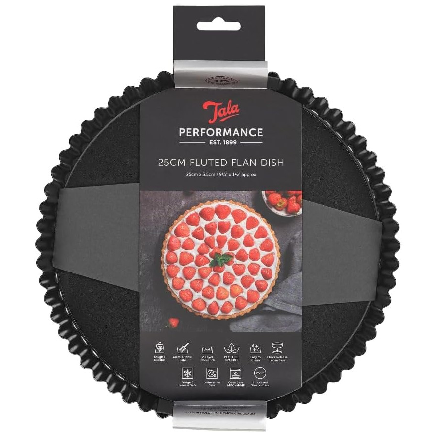 Tala: Moule à tarte cannelé 25 cm Tala: Moule à tarte cannelé 25 cm