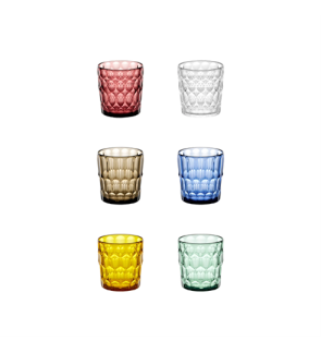 Guzzini: Set de 6 verres colorés Vanity