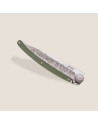 Deejo: Couteau de poche 37gr Viking finition titane gris manche aluminium kaki