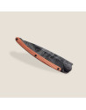 Deejo: Couteau de poche 37gr Topographie finition titane noir manche bois corail
