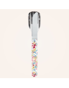 Akinod: Set de 3 couverts de voyage/pique-nique fleurs pastel