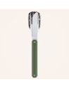 Akinod: Set de 3 couverts de voyage/pique-nique aluminium kaki