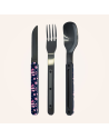 Akinod: Set de 3 couverts de voyage/pique-nique fleurs de cerisier