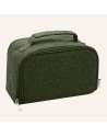 Akinod: Set bento noir double étage & lunch bag isotherme vert foncé
