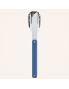 Akinod: Set de 3 couverts de voyage/pique-nique aluminium bleu