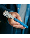 Akinod: Set de 3 couverts de voyage/pique-nique aluminium bleu