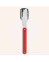 Akinod: Set de 3 couverts de voyage/pique-nique aluminium rouge