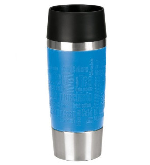 Emsa: Mug isotherme pour le transport blauw