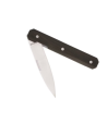 Akinod: Couteau de poche pliant finition miroir manche bois d'ebène