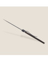 Deejo: Couteau de poche 37gr finition titane noir manche fibre de carbone
