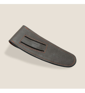 Deejo: Etui de ceinture pour couteau de poche 37g, Mocca