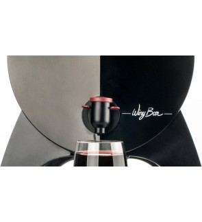 WinyBar: Fontaine à vin double paroi 3L rouge pour BIB