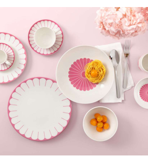 Villeroy & Boch: Fleurs Assiette à pâtes 24 cm cassis-rose