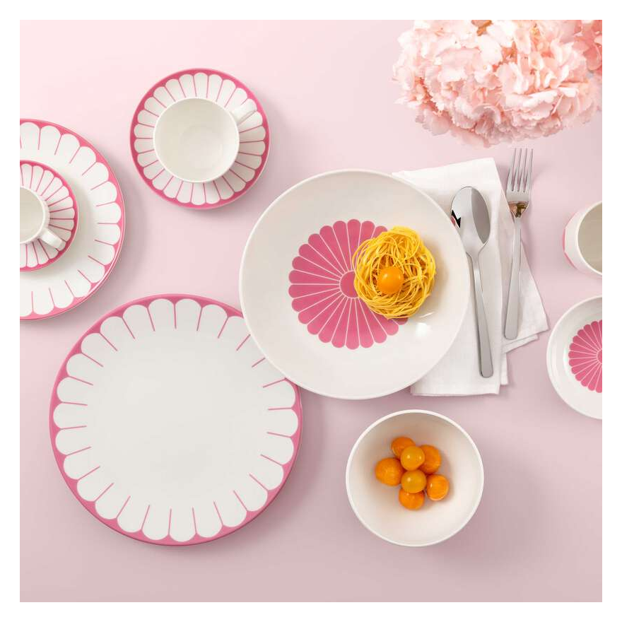 Villeroy & Boch: Fleurs Assiette à pâtes 24 cm cassis-rose