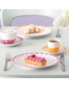Villeroy & Boch: Fleurs dessertbord 21 cm cassis-Roze