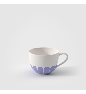 Villeroy & Boch: Fleurs koffiekopje 20 cl en schotel 15 cm, blauw