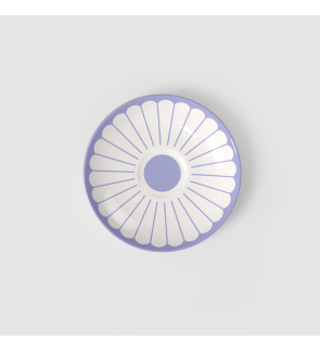 Villeroy & Boch: Fleurs koffiekopje 20 cl en schotel 15 cm, blauw