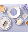Villeroy & Boch: Fleurs koffiekopje 20 cl en schotel 15 cm, blauw