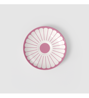 Villeroy & Boch: Fleurs koffiekopje 20 cl en schotel 15 cm, cassis-roze