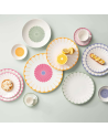 Villeroy & Boch: Fleurs koffiekopje 20 cl en schotel 15 cm, cassis-roze