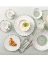 Villeroy & Boch: Fleurs koffiekopje 20 cl en schotel 15 cm, groen