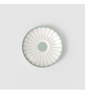 Villeroy & Boch: Fleurs koffiekopje 20 cl en schotel 15 cm, groen