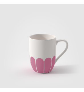 Villeroy & Boch: Fleurs Mok 30cl met handvat, Cassis-roze