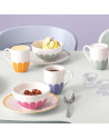Villeroy & Boch: Fleurs Mok 30cl met handvat, groen