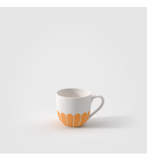 Villeroy & Boch: Fleurs Espresso Kop en Schotel, zon geel