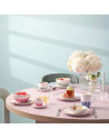 Villeroy & Boch: Fleurs Espresso Kop en Schotel, zon geel