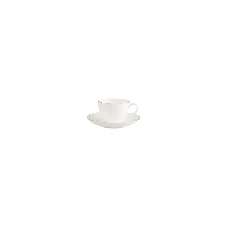 Villeroy & Boch: Anmut Platinum (NO.1) Tasse à café avec soucoupe 2 pièces