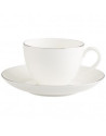 Villeroy & Boch: Anmut Platinum (NO.1) Tasse à café avec soucoupe 2 pièces